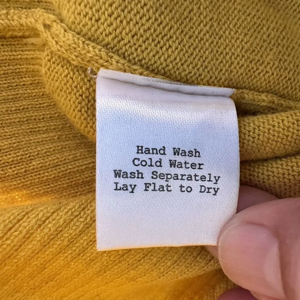 Evy’s Tree SMALL The Naomi Embroidered Luxury Cotton Hoodie Yellow Mustard